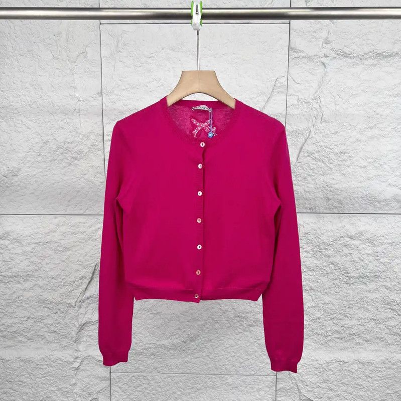 Valentino Valentino Pink Cotton Women's Cardigan 0089 Size S / US 4 / IT 40 - 1 Thumbnail