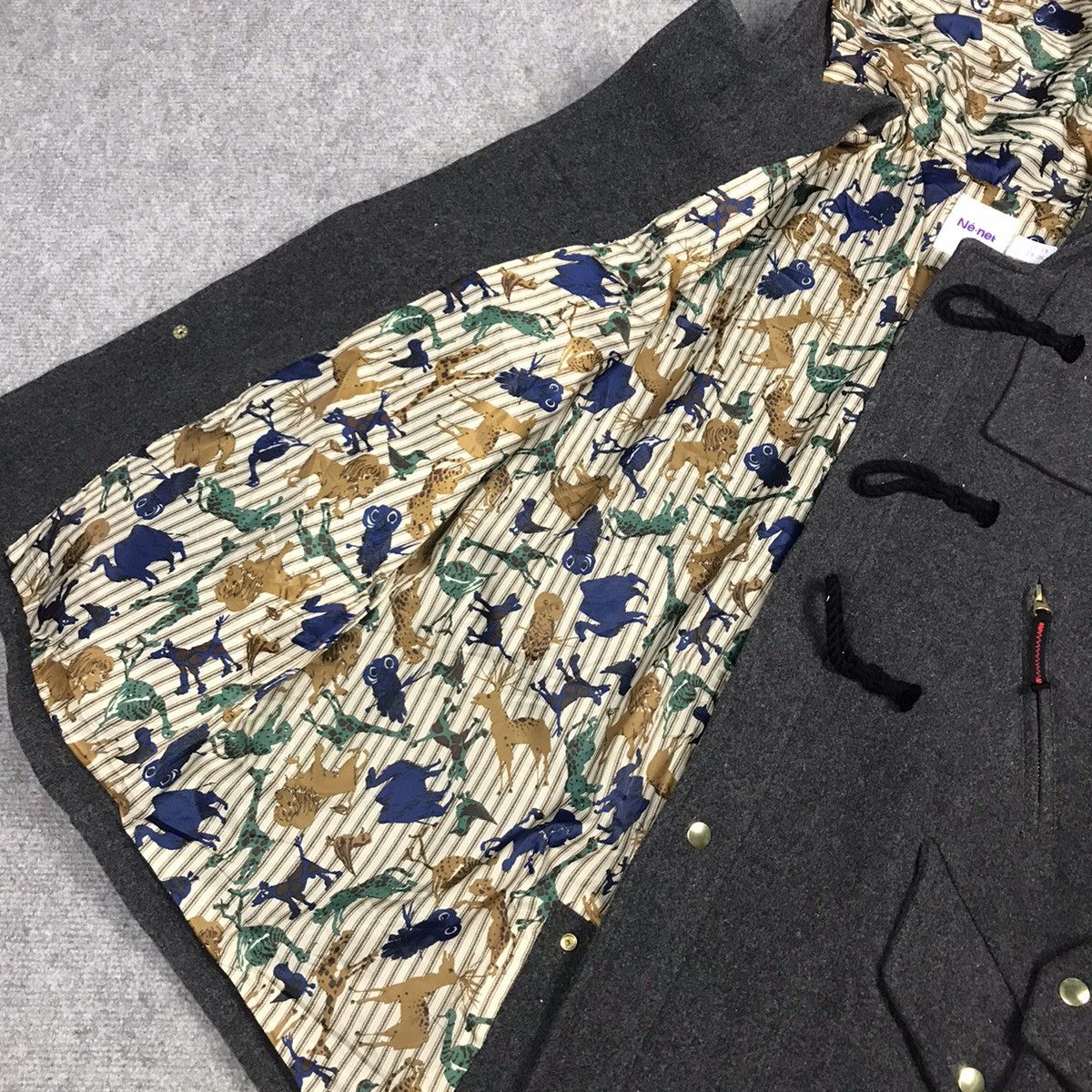 Issey Miyake NE-NET BY ISSEY MIYAKE WOOL DUFFEL STYLE DESIGN JACKET Size US M / EU 48-50 / 2 - 11 Thumbnail