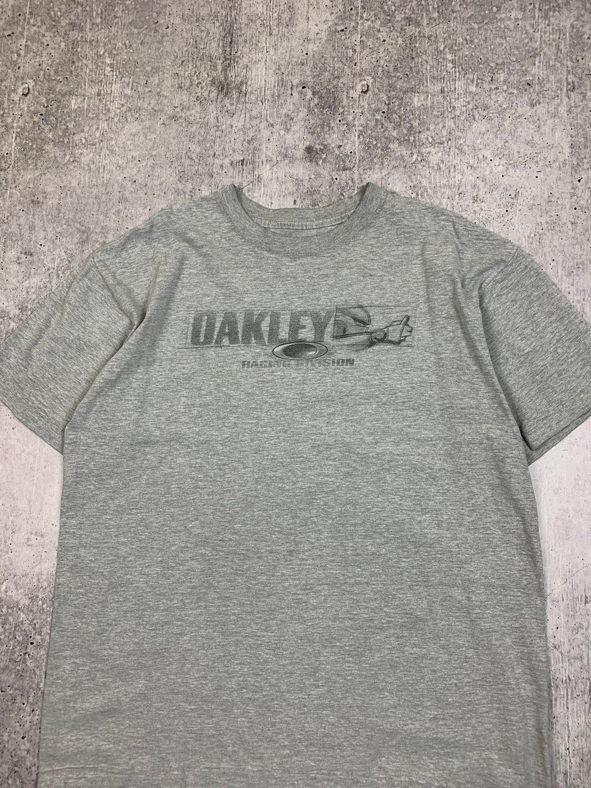 Pre-owned Oakley X Vintage Oakley Software Racing Division Vintage Tshirt Tee 90's In Grey