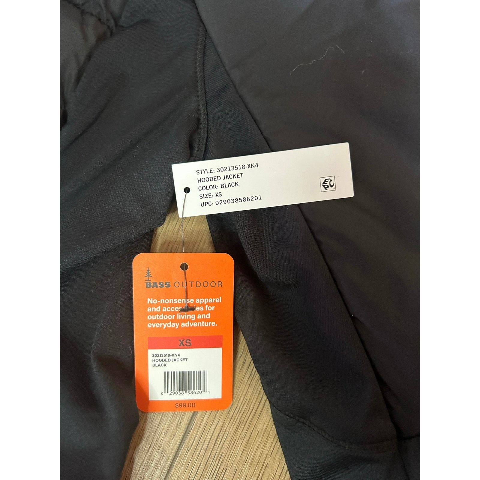 Bass Bass Outdoor Women's Hooded Contoured Zip-Front Jacket Size XS / US 0-2 / IT 36-38 - 4 Thumbnail