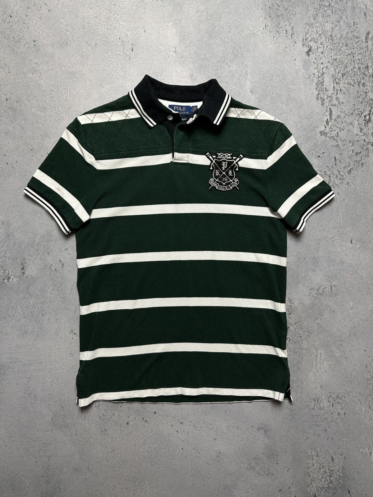 Polo Ralph Lauren Vintage Polo Ralph Lauren Striped Rowing Club 39 USA Rare 00 Size US M / EU 48-50 / 2 - 1 Thumbnail
