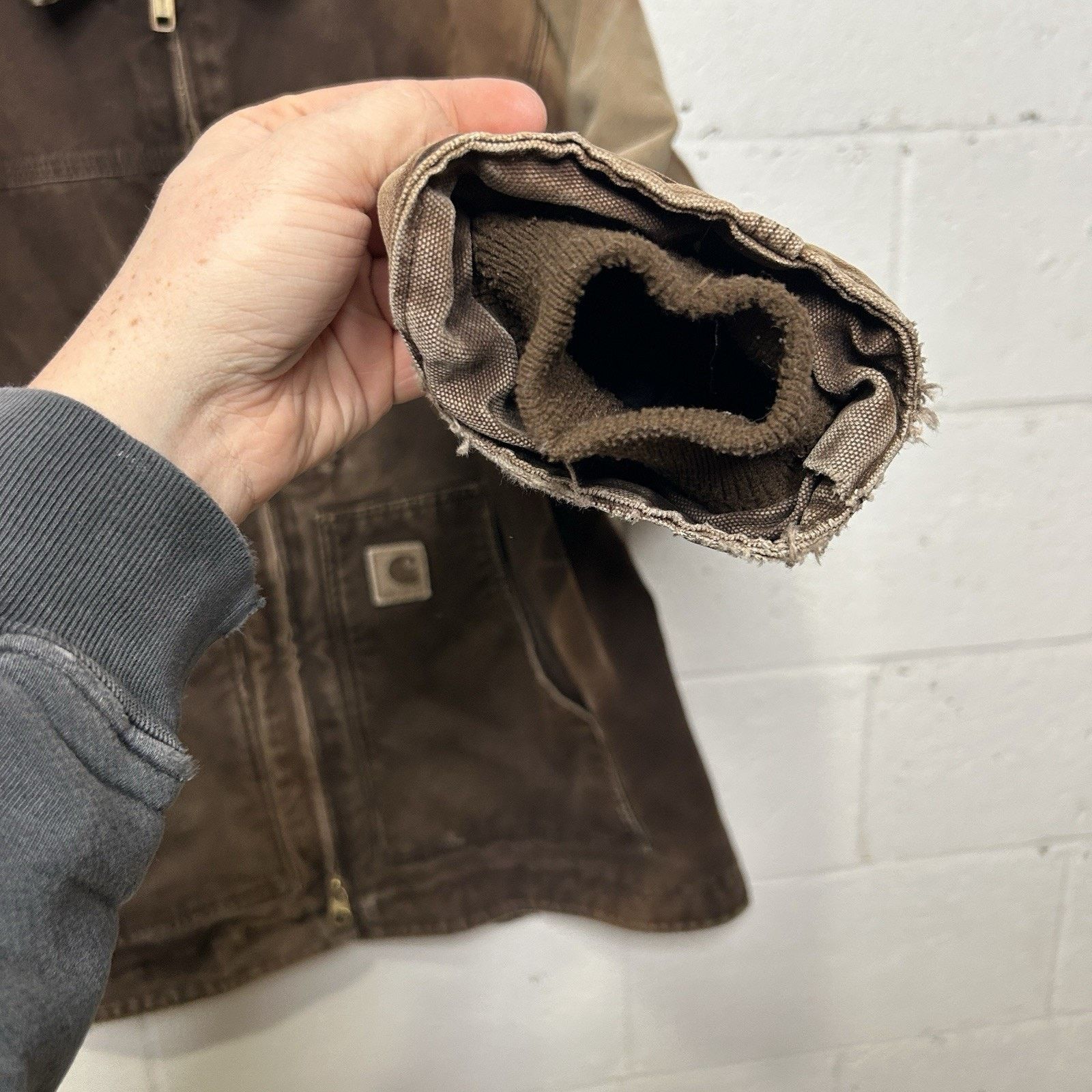 Carhartt Vintage Carhartt Sherpa-Lined Ridge Jacket “Dark Brown” C61 Size US XL / EU 56 / 4 - 12 Thumbnail