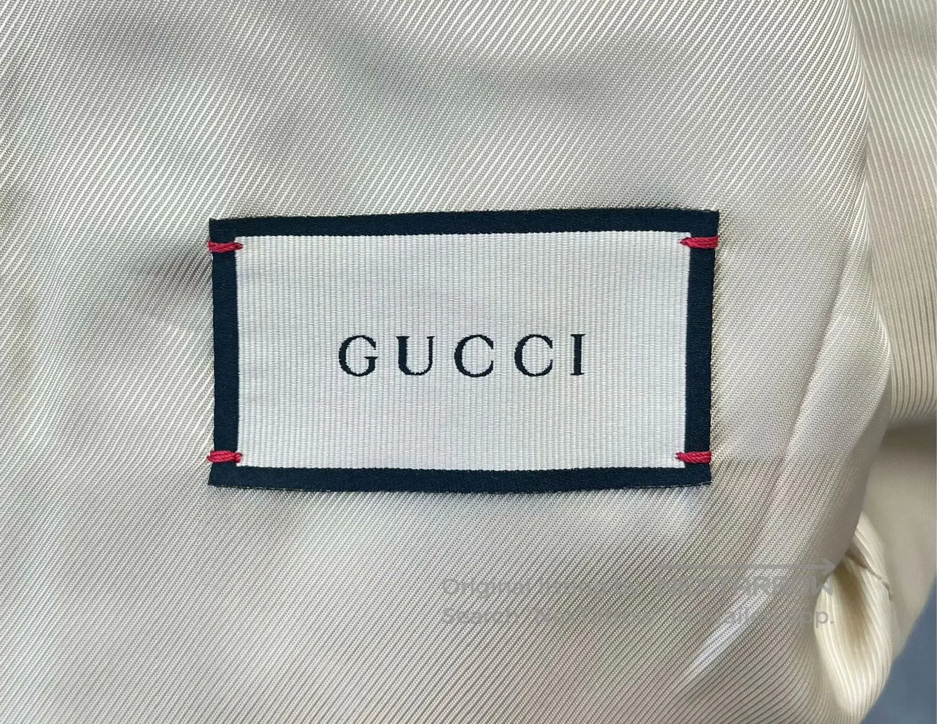 Gucci Guicci Khaki Gold Button Sleeve Label Suit Jacket| Size US S / EU 44-46 / 1 - 5 Thumbnail