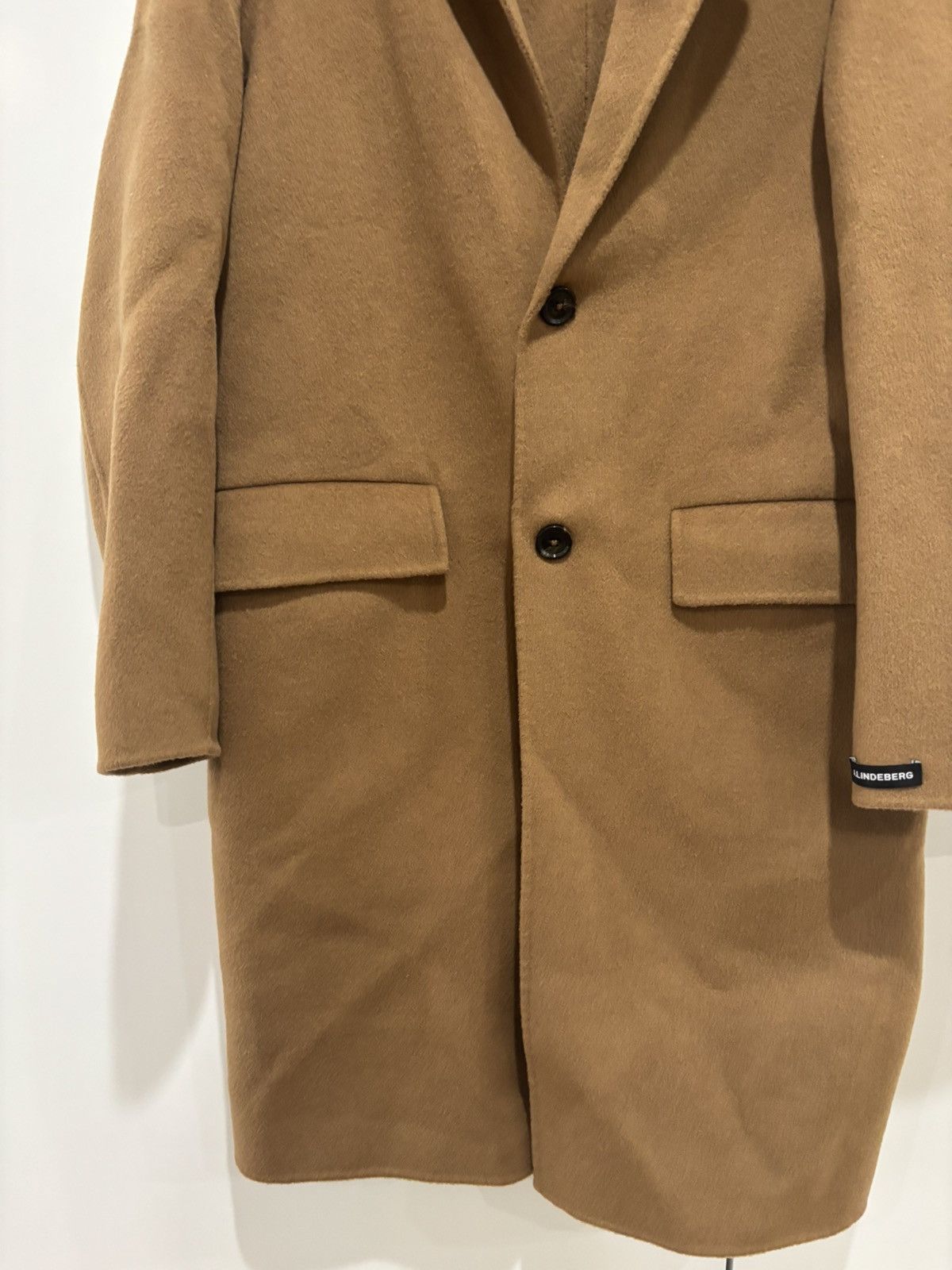 J.Lindeberg J.Lindeberg Diego Wool Coat Mens Camel Brown Overcoat Sz 48 Size US M / EU 48-50 / 2 - 4 Thumbnail