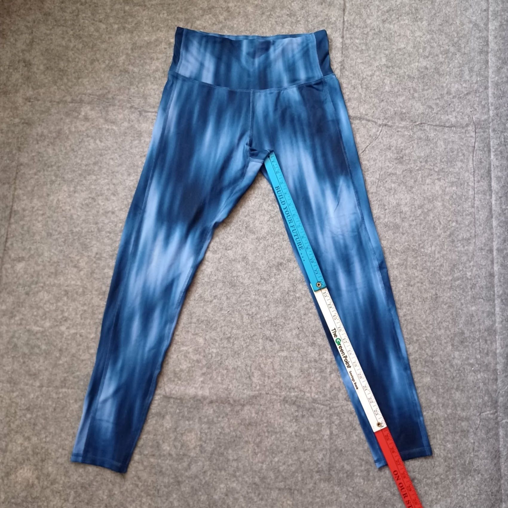 Champion Champion Leggings Womens Large Blue Duo Dry Activewear Capri Yoga Athleisure Size 36" / US 14 / IT 50 - 4 Thumbnail