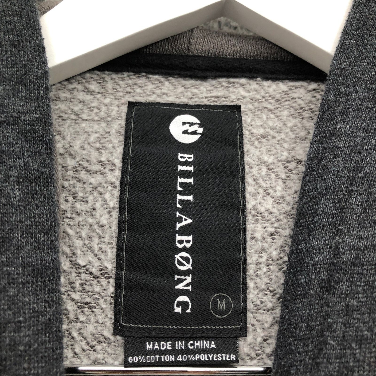 Billabong Billabong Sweatshirt Hoodie Mens Medium Long Sleeve Gray Size US M / EU 48-50 / 2 - 3 Thumbnail
