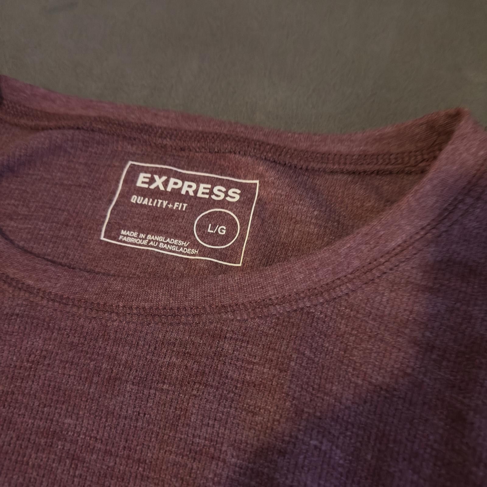 Express Express - L- Men's Long Sleeve Performance Shirt Size US L / EU 52-54 / 3 - 2 Thumbnail