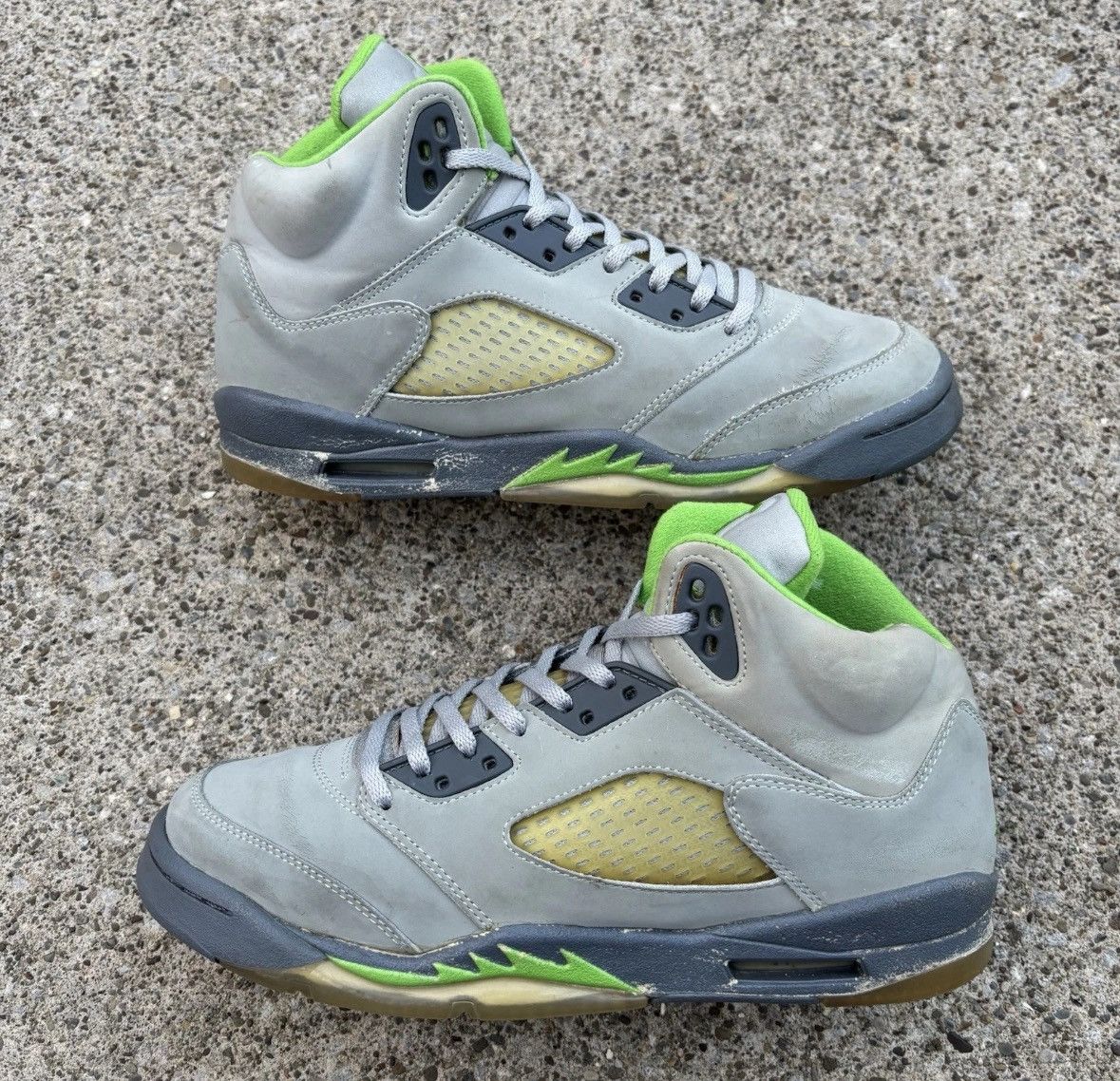 Jordan Brand Size 7-Jordan 5 GS 'Green Bean' 2006 Lightly Worn OG All Size US 7 / EU 40 - 1 Thumbnail