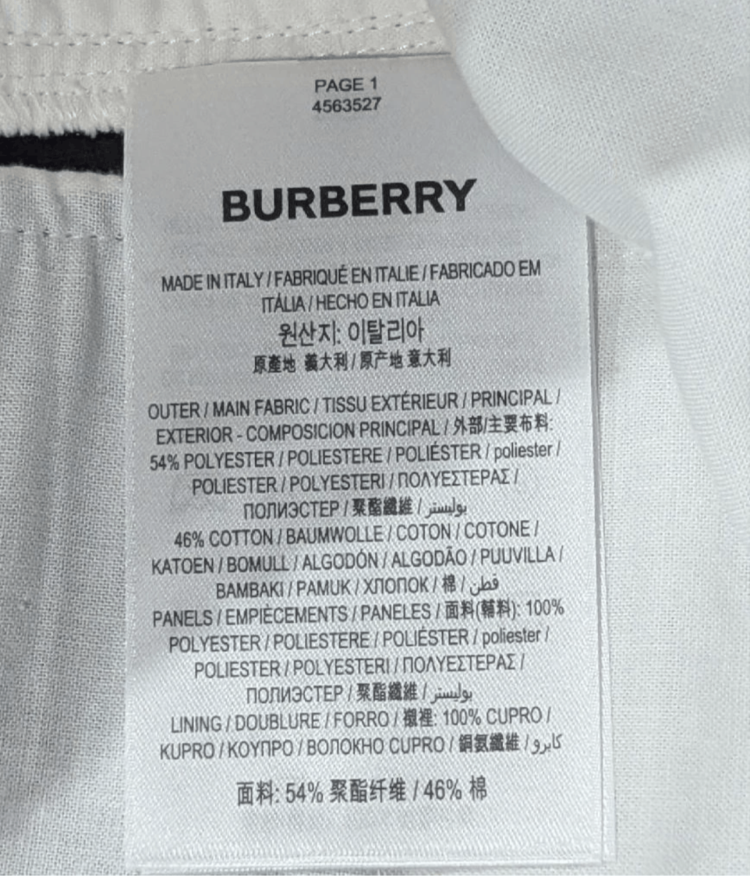 Burberry Burberry Striped Cotton Blend Trousers Pants Black 54 US 38 Size US 38 / EU 54 - 6 Thumbnail