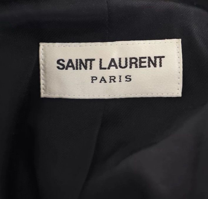 Saint Laurent Paris × Yves Saint Laurent Saint Laurent SLP Teddy baseball jersey2410-Nextarrow Size S / US 4 / IT 40 - 5 Thumbnail