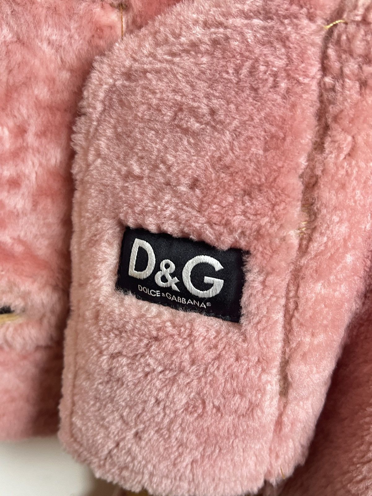 Dolce & Gabbana dolce & gabbana y2k archive faux shearling real suede jacket Size US M / EU 48-50 / 2 - 18 Thumbnail