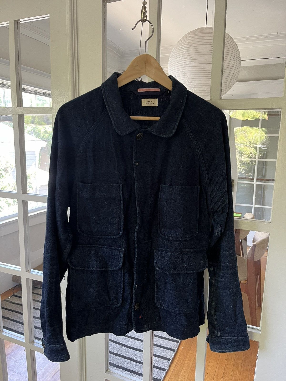 Apolis Apolis Indigo Wool Chore Jacket Grailed