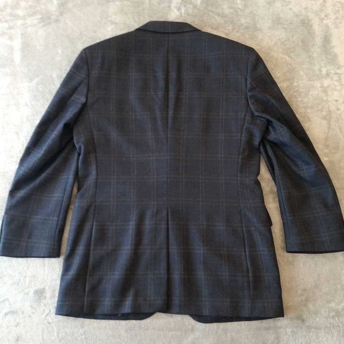 Jos. A. Bank Jos. A. Bank Blazer Mens 38 Blue Plaid Wool Two-Button Single Vent Notch Lapel 2 Piece Formal Business Jacket Coat Size 38R - 2 Thumbnail