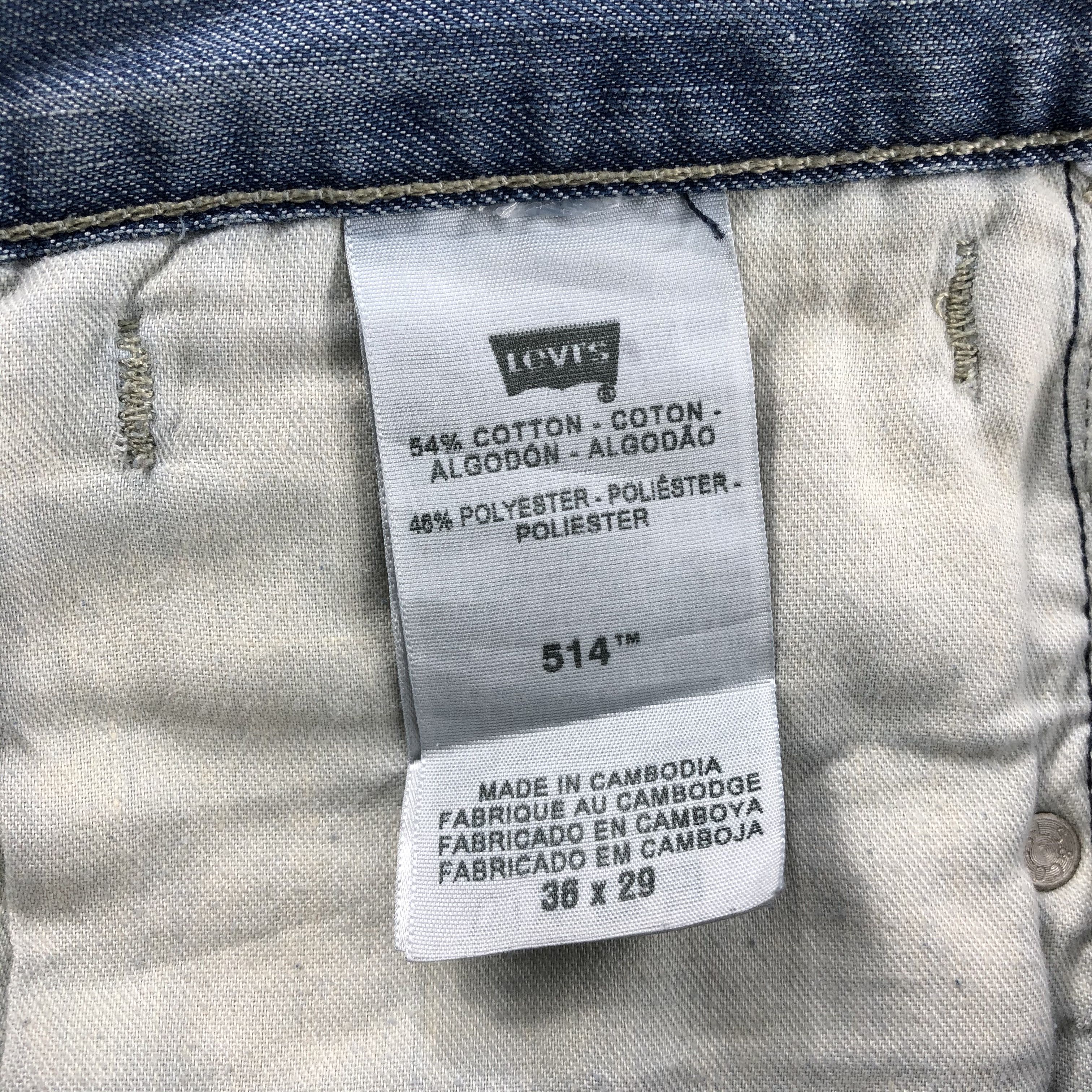 Levi's Vintage Levis Jeans Lot 514 Stone Wash Denim-J988 Size US 36 / EU 52 - 9 Thumbnail