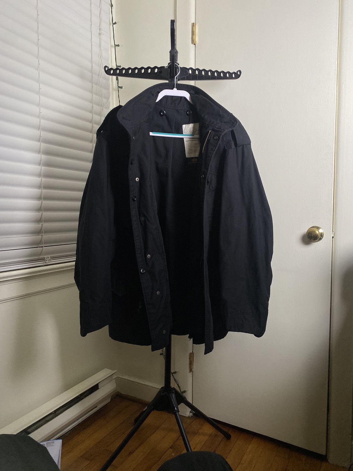 Alpha Industries × Vintage Alpha Industries Hooded Military Parka Bomber Jacket Size US XL / EU 56 / 4 - 3 Thumbnail