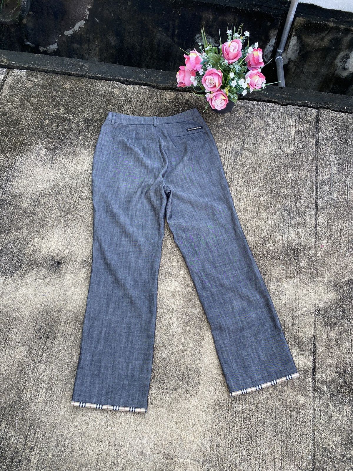 Burberry 🔥 Very Rare 🔥 Vintage Burberry Golf Pants Size US 27 - 3 Thumbnail
