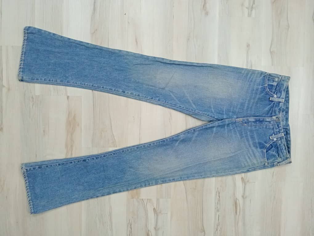 Japanese Brand × MOUSSY Moussy Jeans Flared Distressed Size US 29 - 1 Thumbnail