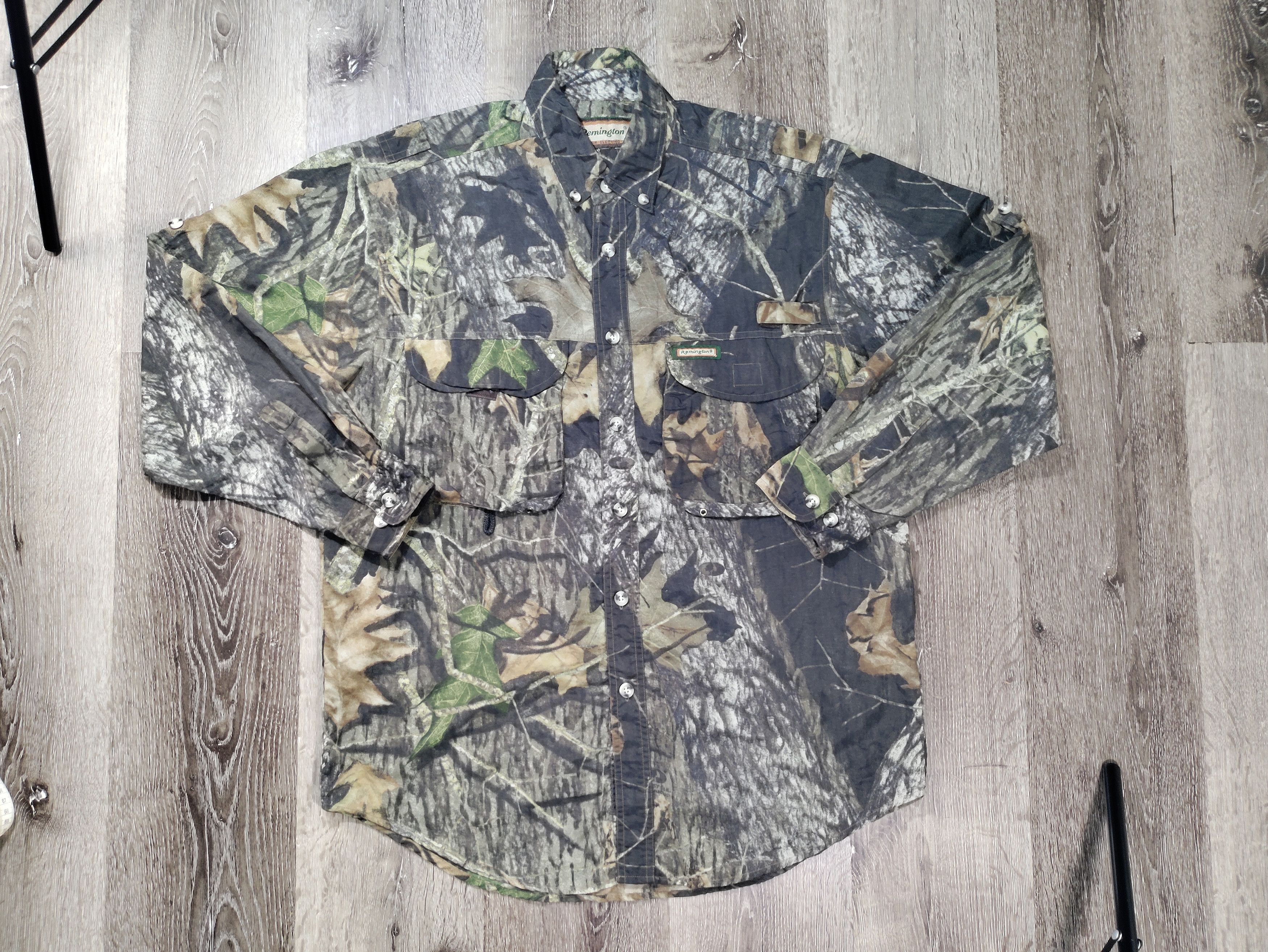 Vintage Remington Mens Vented Shirt Size US L / EU 52-54 / 3 - 5 Thumbnail
