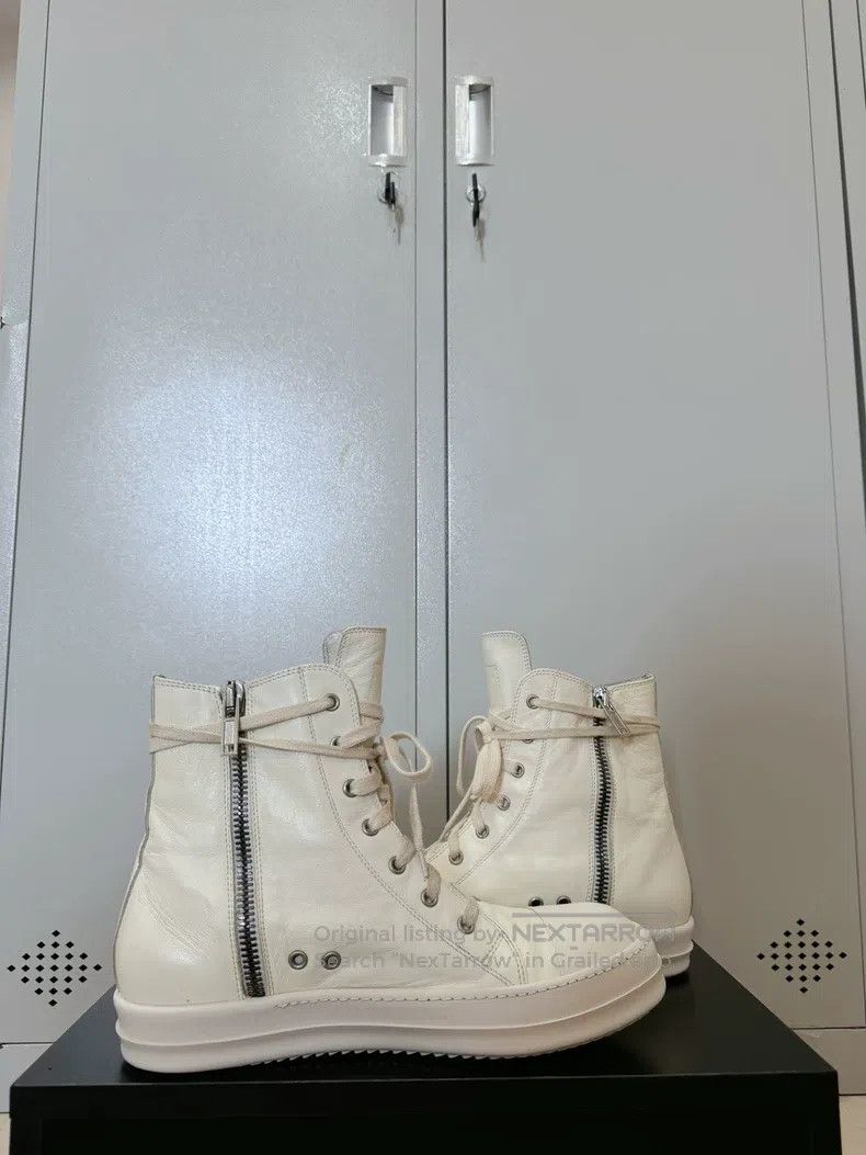 Rick Owens Rick Owens Top-tier milk ivory cowhide Converse Size US 9 / EU 42 - 5 Thumbnail