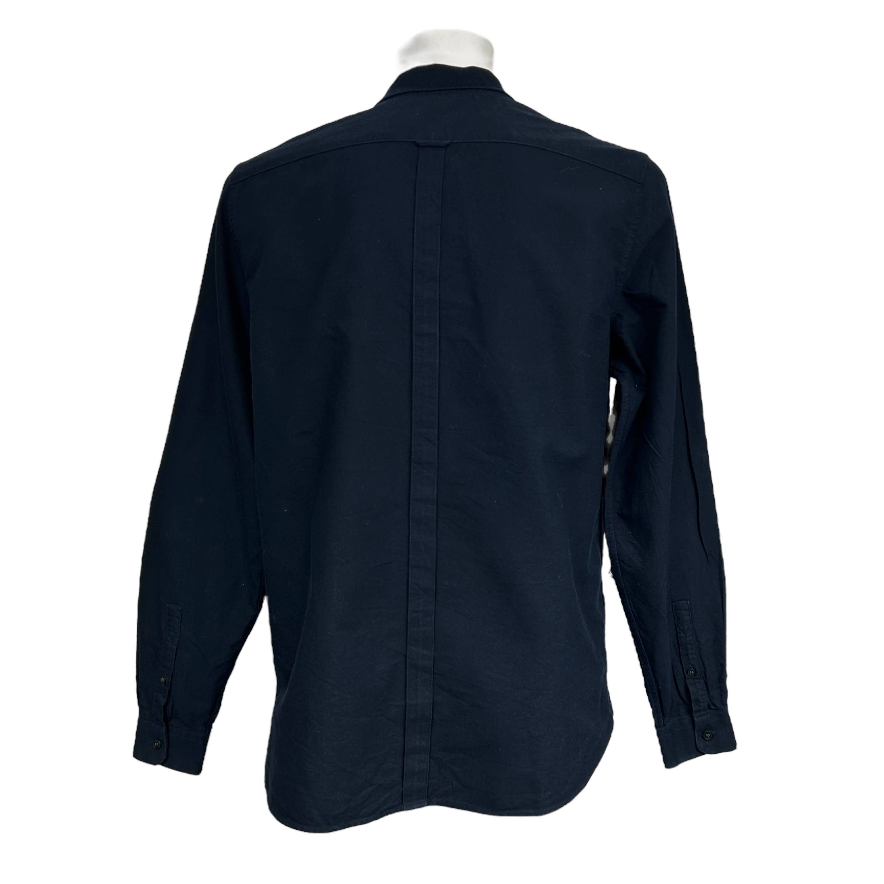 Fred Perry Fred Perry Navy Blue Cotton Collared Shirt Regular M Size US M / EU 48-50 / 2 - 2 Thumbnail