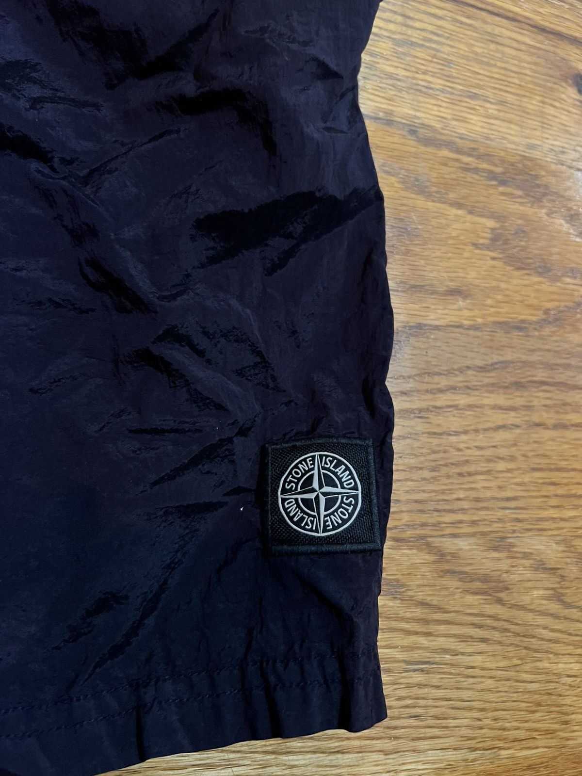 Stone Island Eggplant Purple Stone Island Logo Swim Trunks Size US 36 / EU 52 - 3 Thumbnail