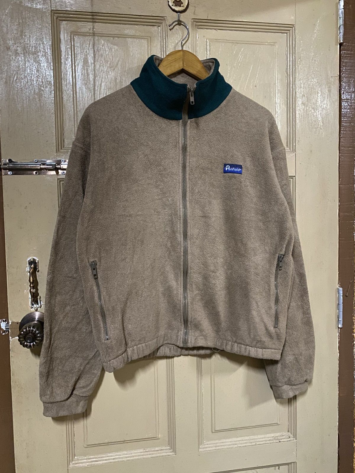 Penfield Vintage Penfield USA Polar Fleece Jacket - Tan & Green Size US M / EU 48-50 / 2 - 3 Thumbnail