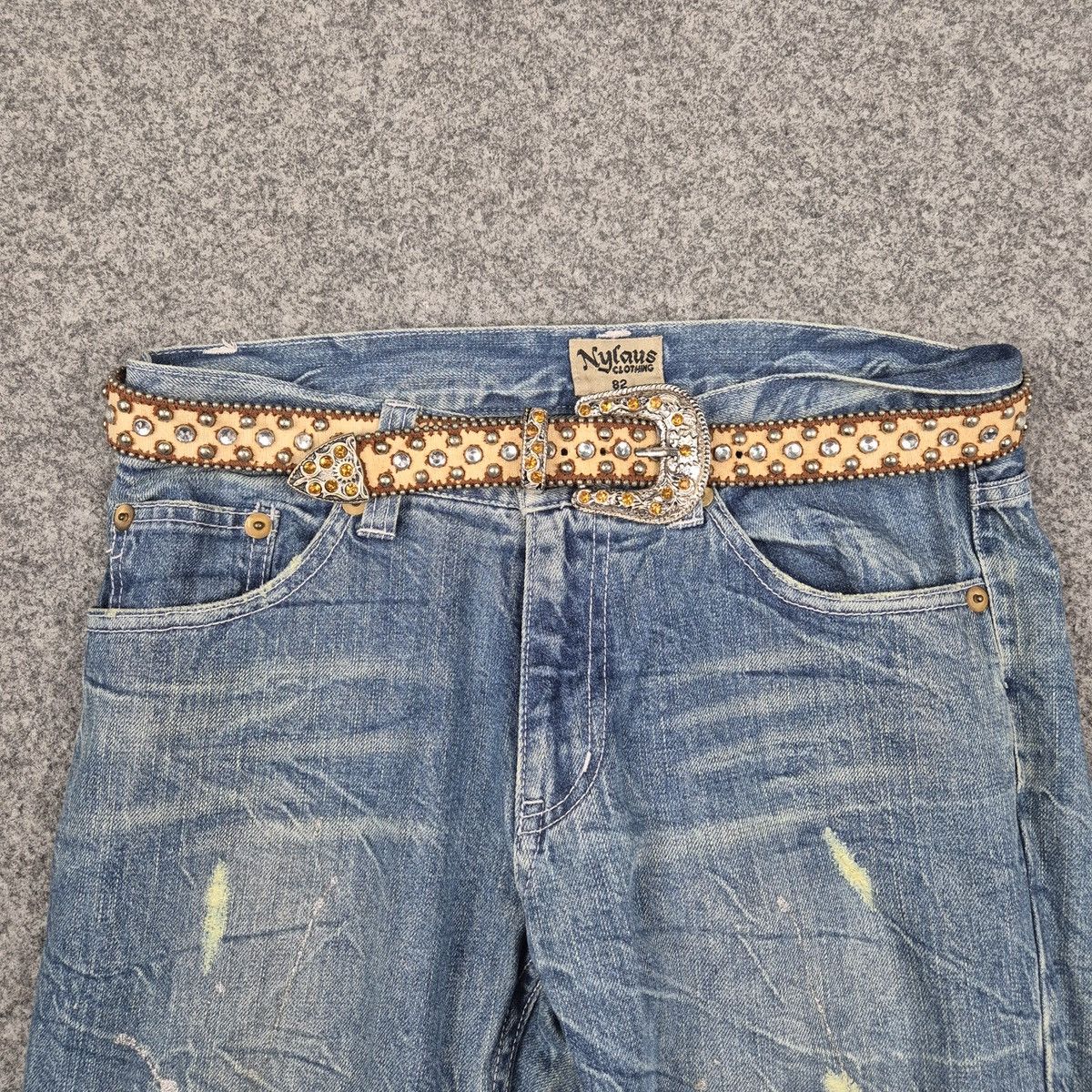 14th Addiction Studded leather belts Size ONE SIZE - 1 Thumbnail
