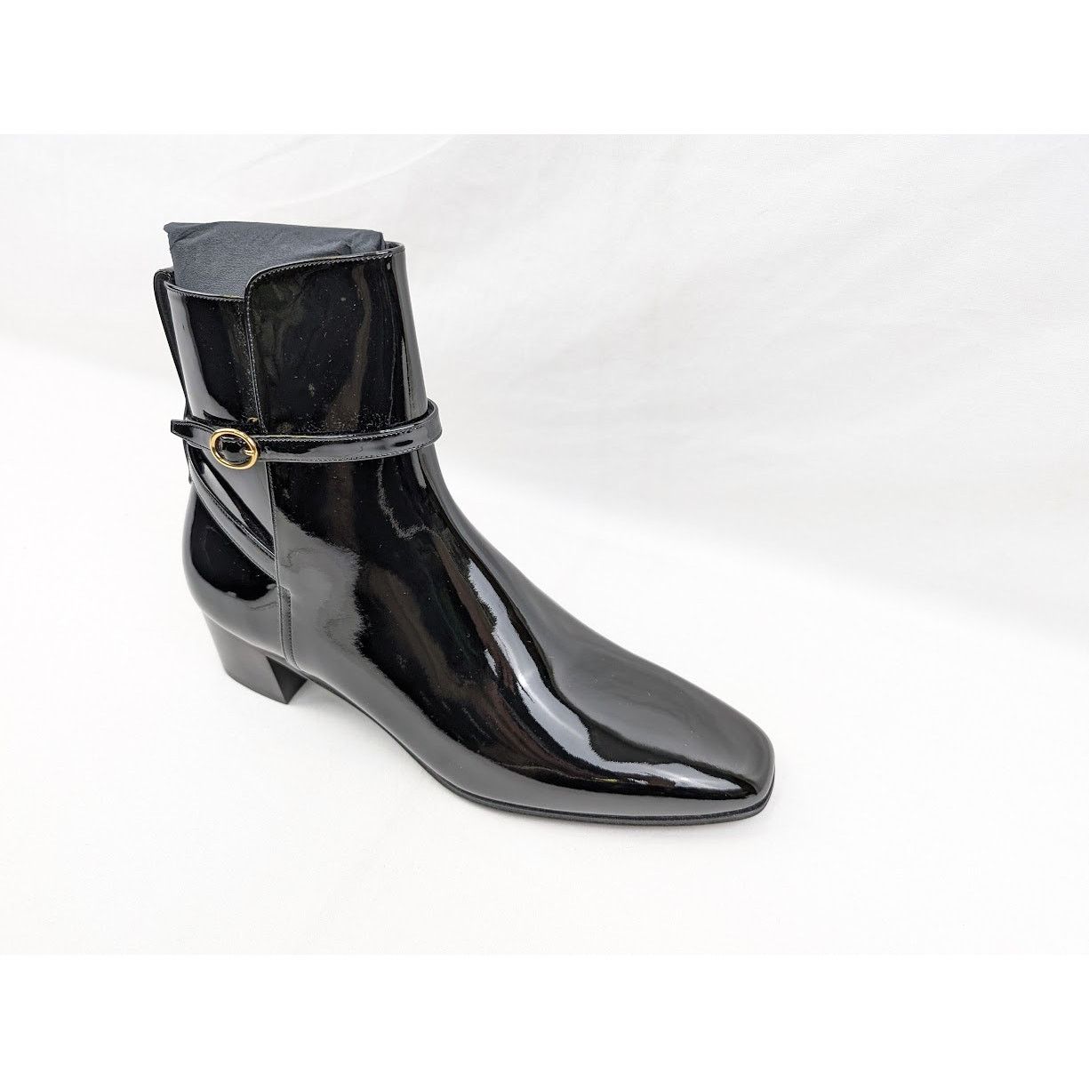 Saint Laurent Paris o1rshd1 Q:2 / Terry 45 Jodhpur Boots in Nero Size US 10 / EU 43 - 2 Thumbnail