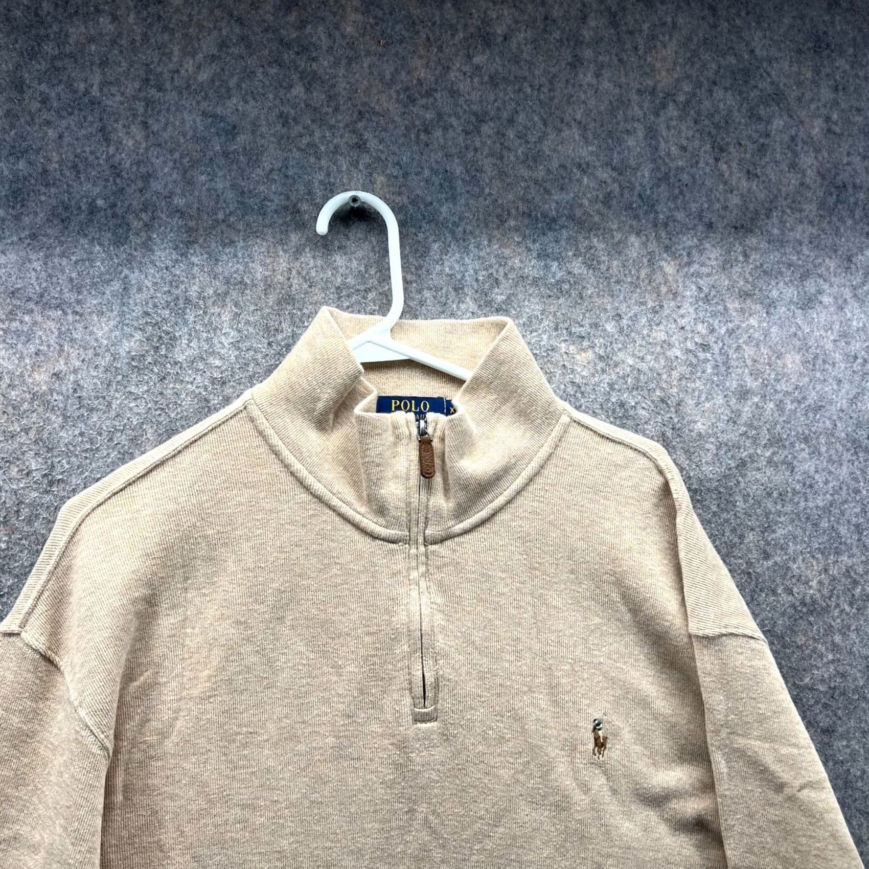 Polo Ralph Lauren Polo Ralph Lauren Sweater Men XXL Jacket Beige Pullover Estate Rib Logo Size US XXL / EU 58 / 5 - 7 Thumbnail