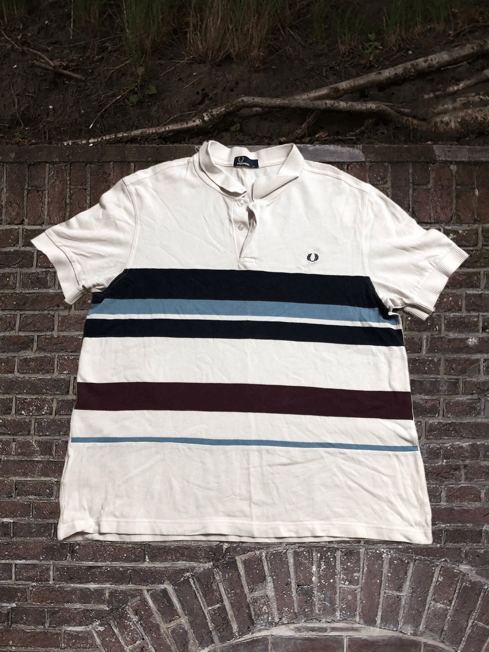 Fred Perry Men's Fred Perry Short Sleeve Striped Polo Shirt Size US XXL / EU 58 / 5 - 1 Thumbnail