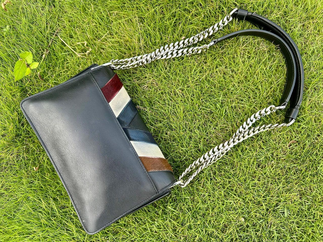 Tod's Authentic Tod’s Double T Calfskin Poney Chain Shoulder Bag Size ONE SIZE - 5 Thumbnail