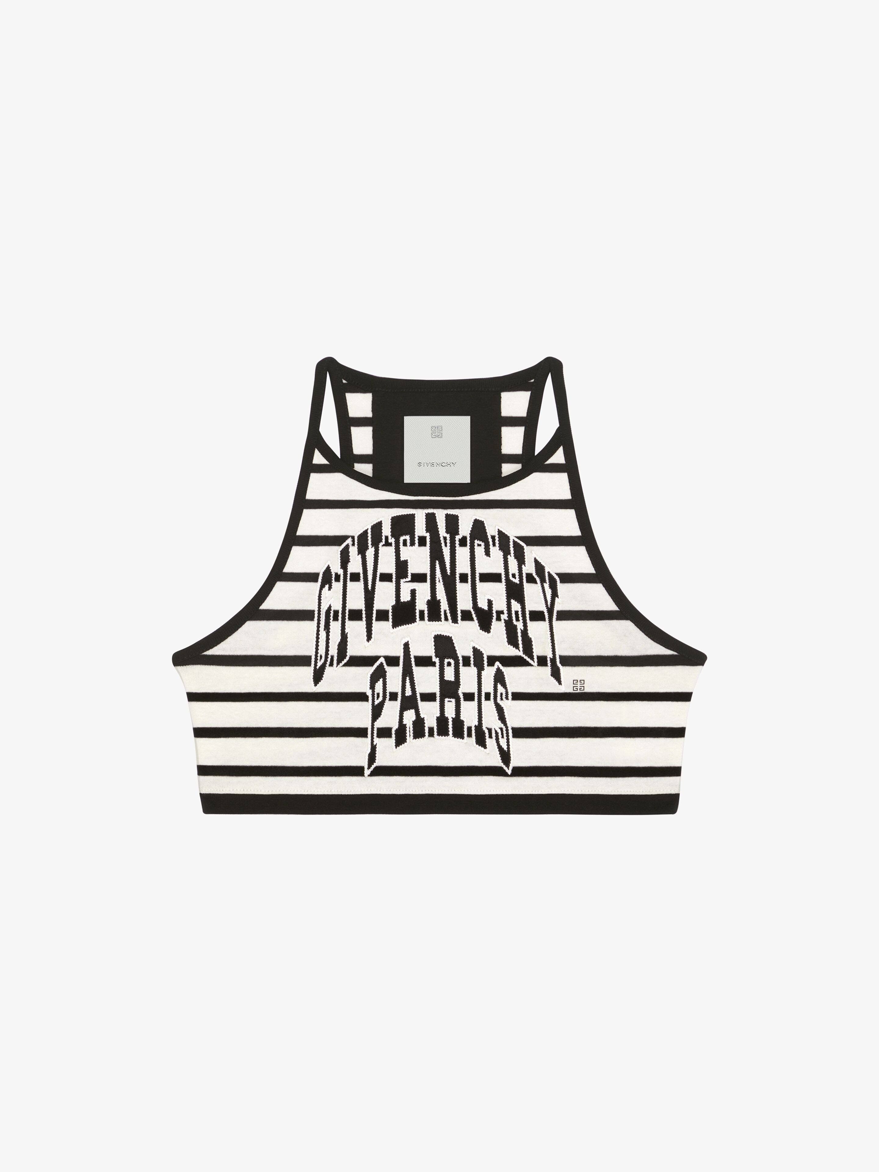 image of Givenchy O1Srvl11E0224 Tank Top In Black & White in Black/White, Women's (Size Medium)