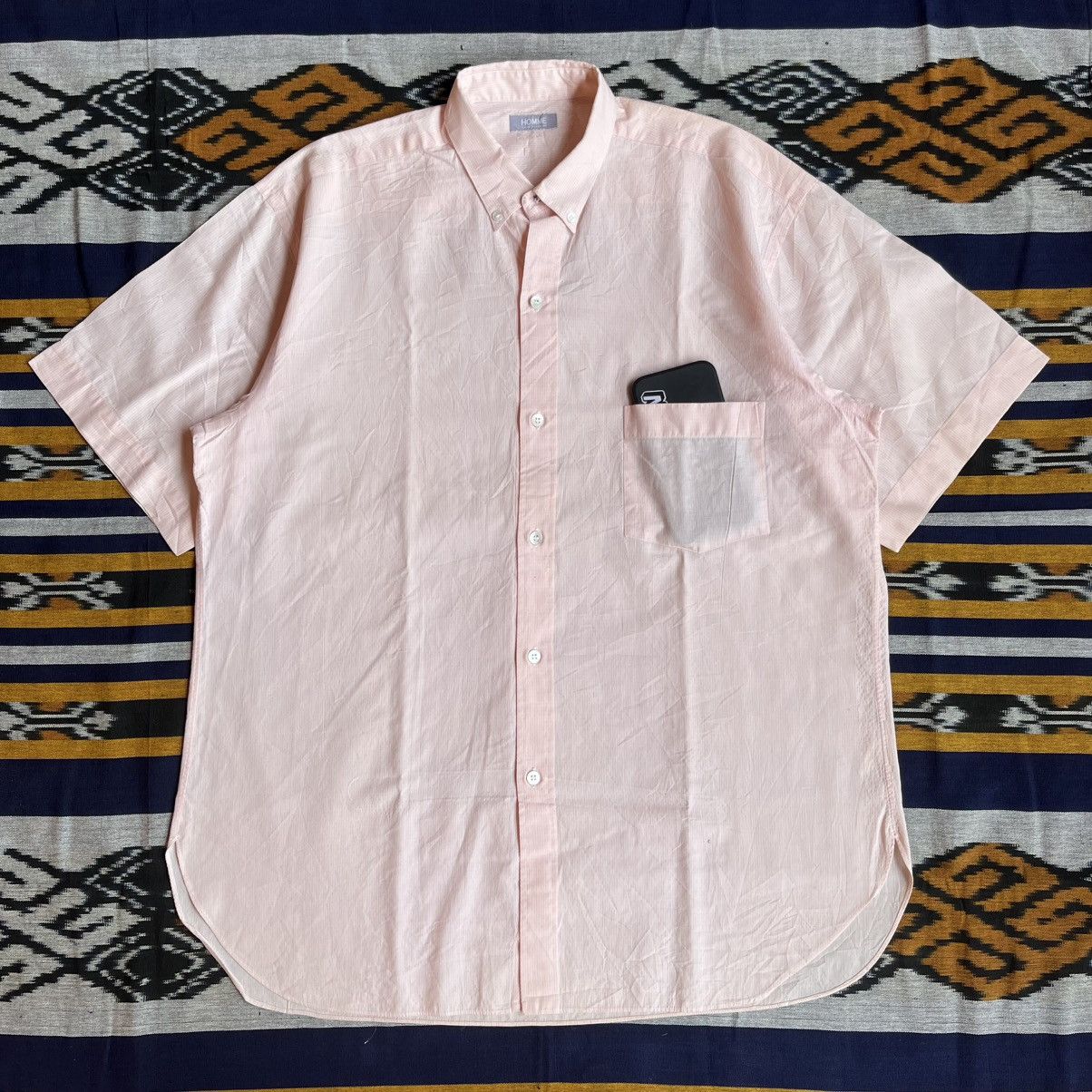 Comme des Garcons × Comme des Garcons Homme Homme CDG Button Up Pocket Shirt Size US XL / EU 56 / 4 - 1 Thumbnail
