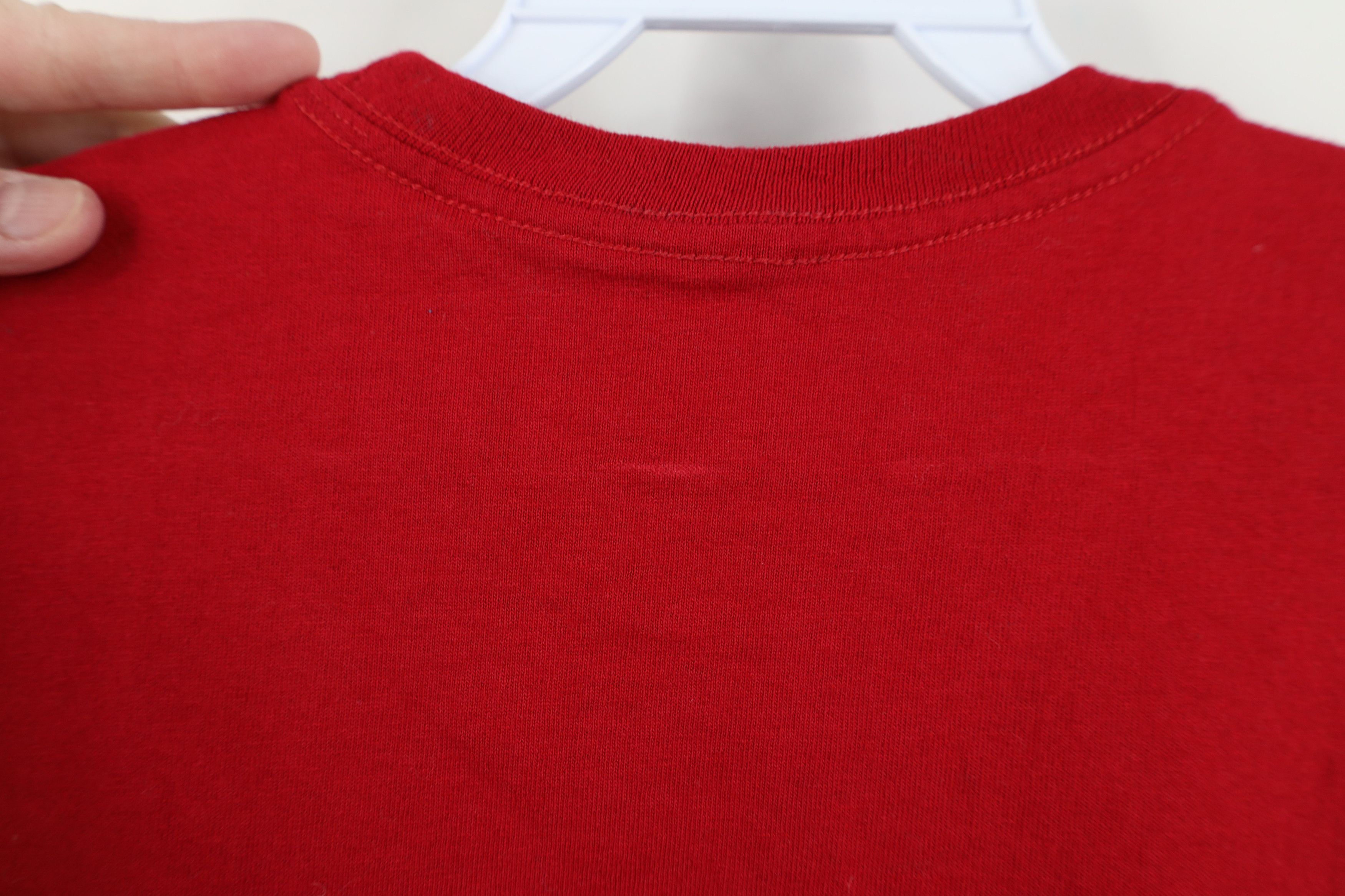Vintage Vintage Y2K Issued Apple Inc Company T-Shirt Red Cotton USA Size US M / EU 48-50 / 2 - 9 Thumbnail