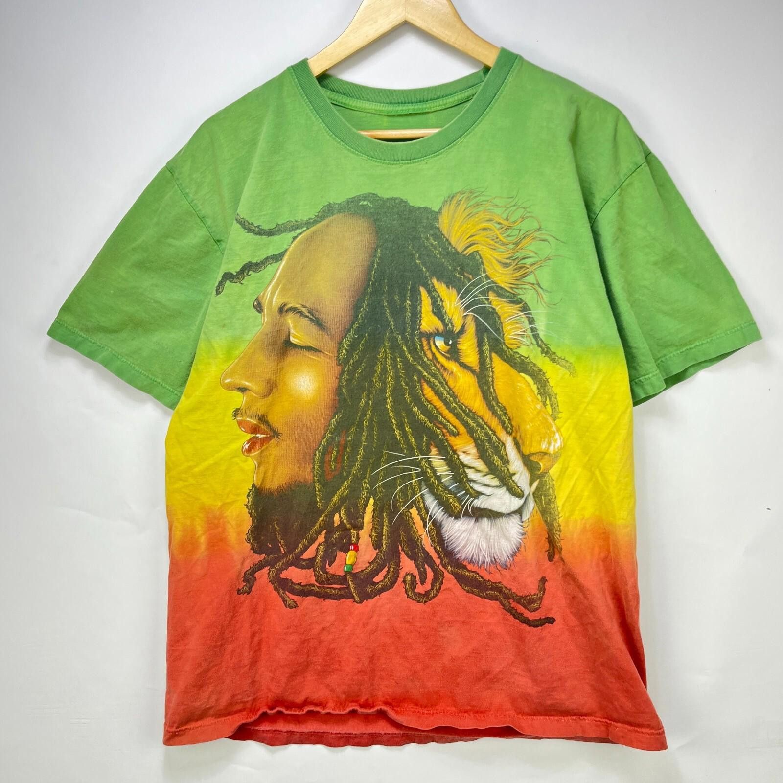 Bob Marley Vintage Bob Marley Double-Sided Rasta Lion T-Shirt Y2K XL Size US XL / EU 56 / 4 - 1 Thumbnail