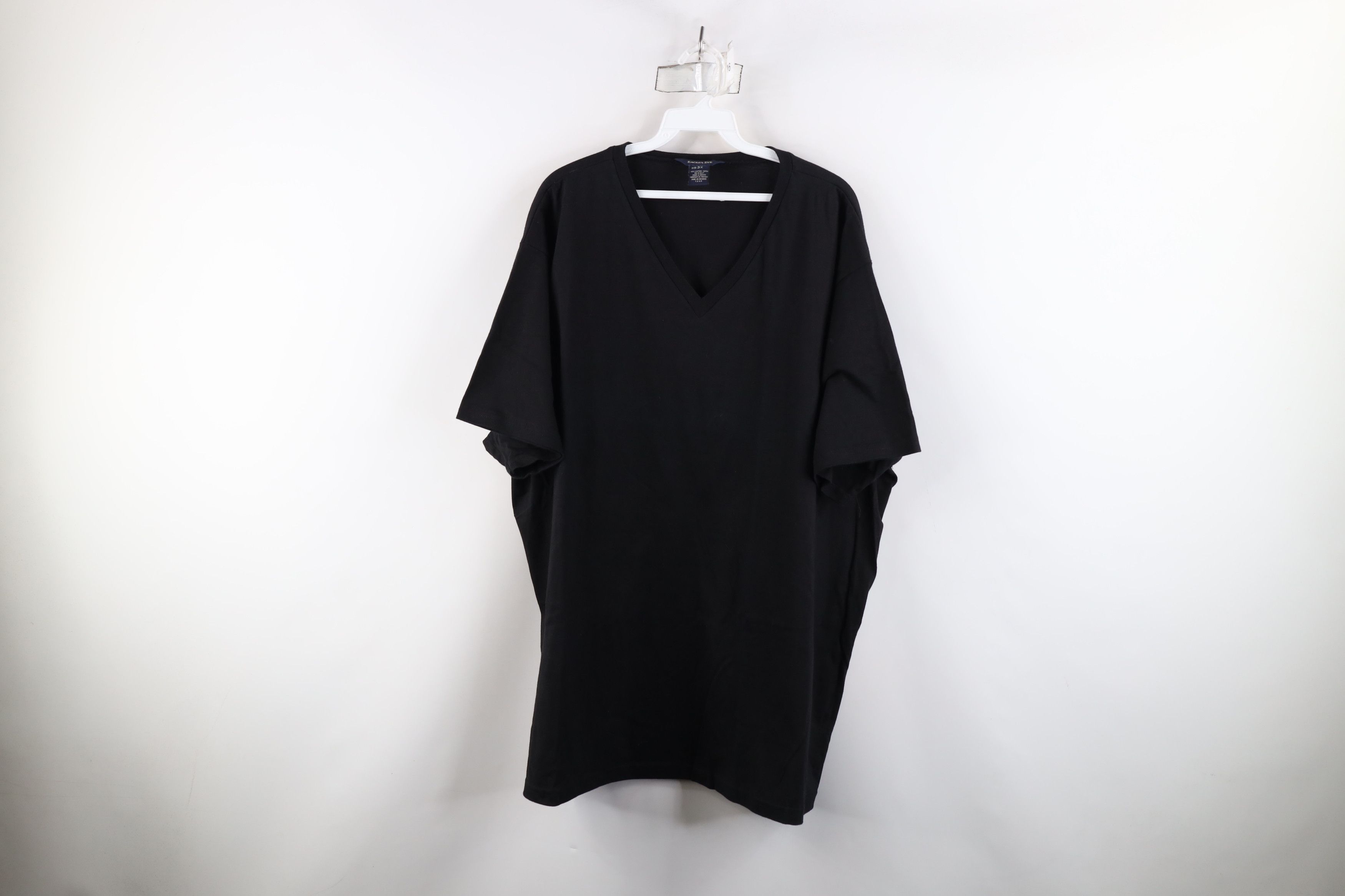 Vintage Vintage 90s Streetwear Cotton Short Sleeve T-Shirt Black Size 3XL / US 20-22 - 1 Thumbnail