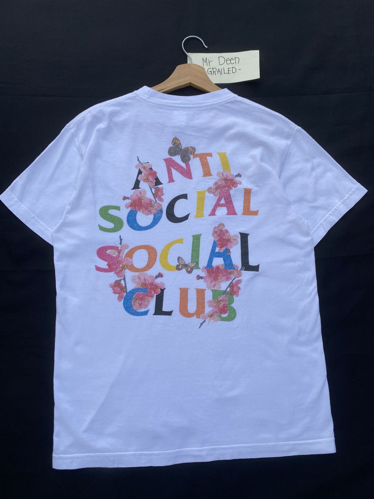 Anti Social Social Club Rare Anti Social Social Club Multicolor Spellout Tshirt Size US M / EU 48-50 / 2 - 5 Thumbnail