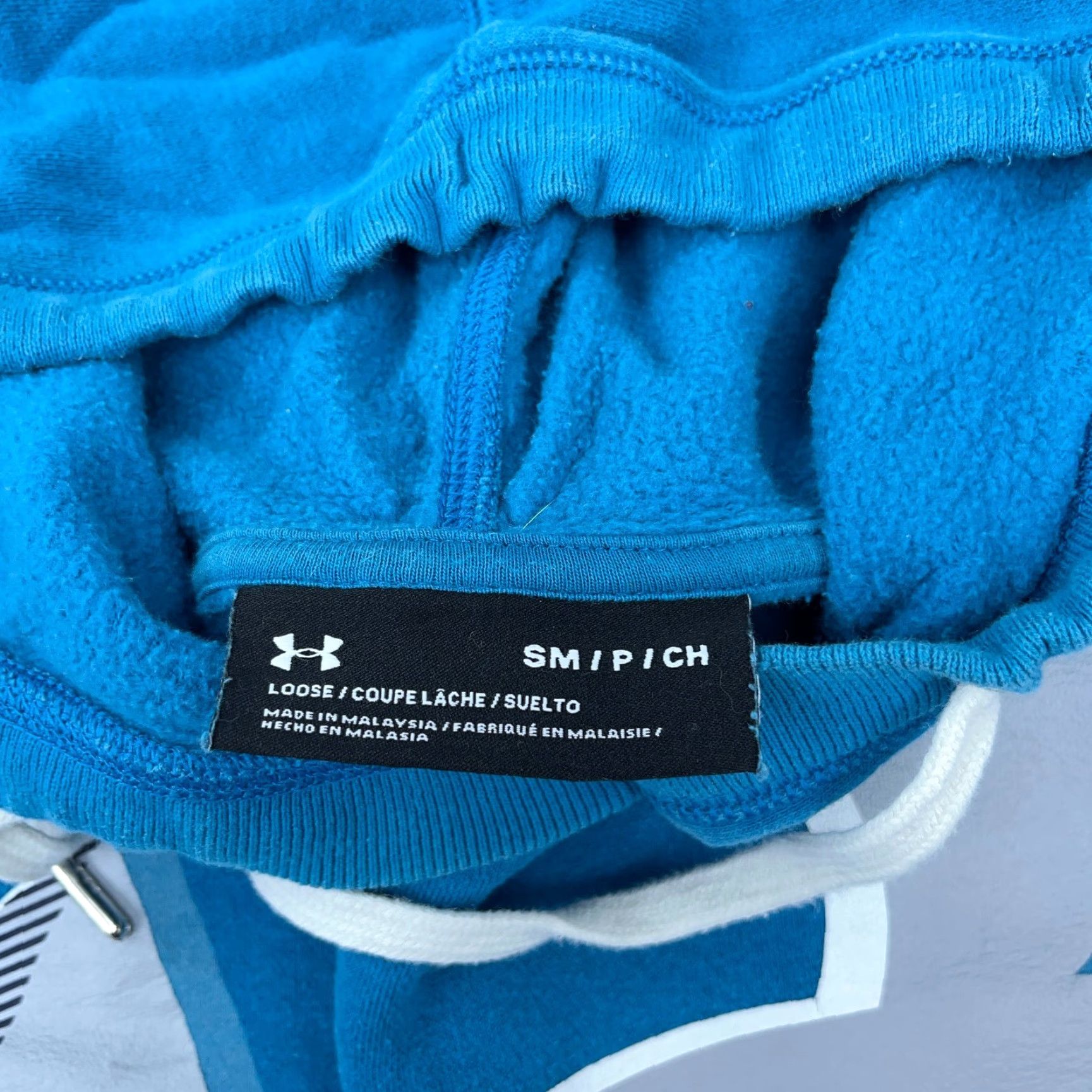 Under Armour Under Armour Hoodie Women S Blue Pullover Logo Sweatshirt Shirt Casual Regular Fit Size S / US 4 / IT 40 - 3 Thumbnail