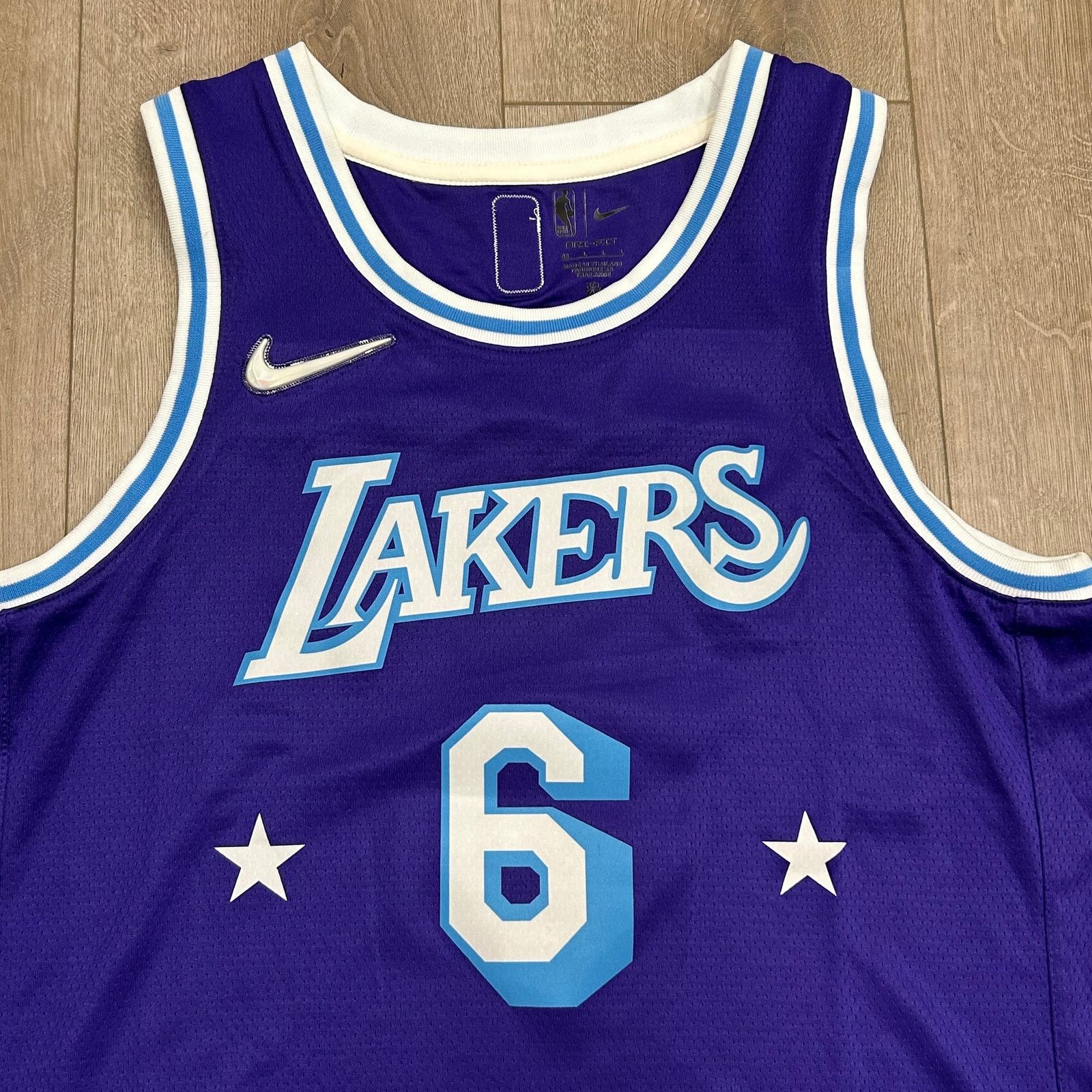 Nike LeBron James Los Angeles Lakers City Edition jersey Large Size US L / EU 52-54 / 3 - 2 Thumbnail