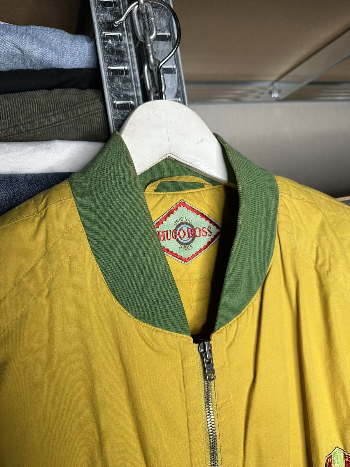 Hugo Boss Hugo Boss Vintage Bomber Jacket Full Zip Retro Size US XL / EU 56 / 4 - 5 Thumbnail