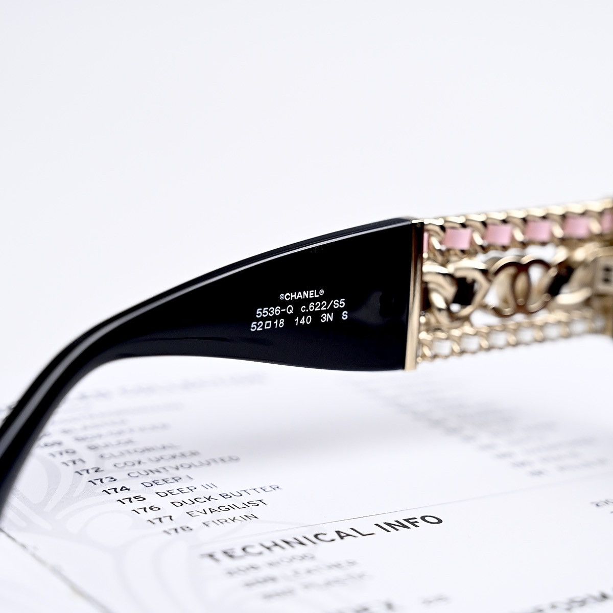 Chanel CHANEL 0CH5536Q C622S5 SUNGLASSES Size ONE SIZE - 5 Thumbnail