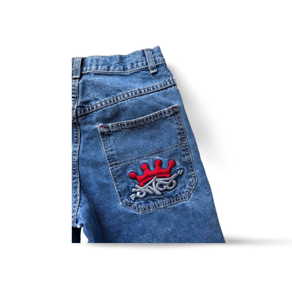 JNCO Vintage JNCO Logo Spellout Baggy Jeans Size US 26 / EU 42 - 4 Thumbnail