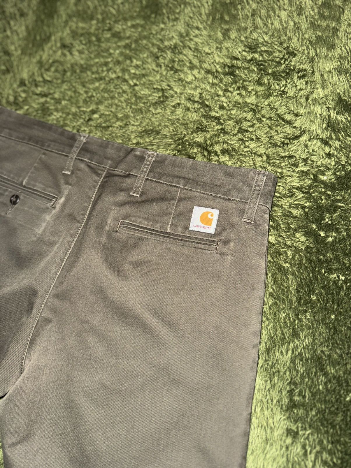 Carhartt Wip [34x32] Carhartt WIP Sid Pants Olive Size US 34 / EU 50 - 9 Thumbnail