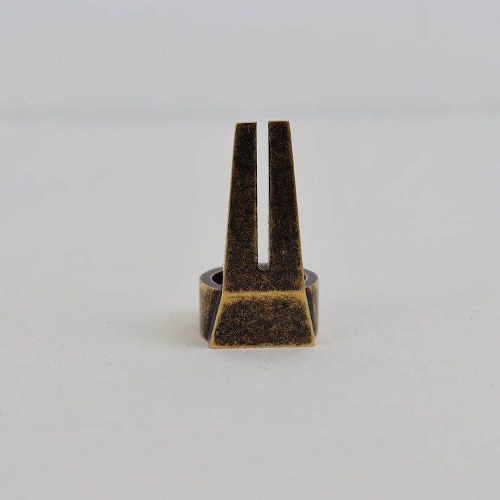 Rick Owens o1rshd1 Size: 54 / Open Trunk Ring in Dark Bronze Size ONE SIZE - 1 Thumbnail