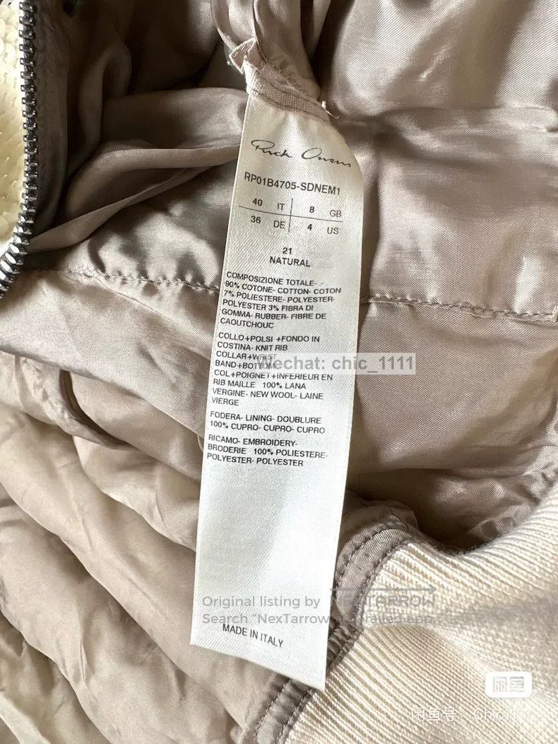 Rick Owens RICK OWENS size 40 Mainline Pilot Sequin Jacket Size S / US 4 / IT 40 - 7 Thumbnail