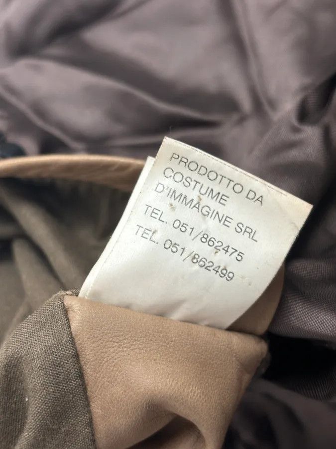 Daniele Alessandrini 2000s Daniele Alessandrini Agent Beige Leather Jacket Size US M / EU 48-50 / 2 - 11 Thumbnail