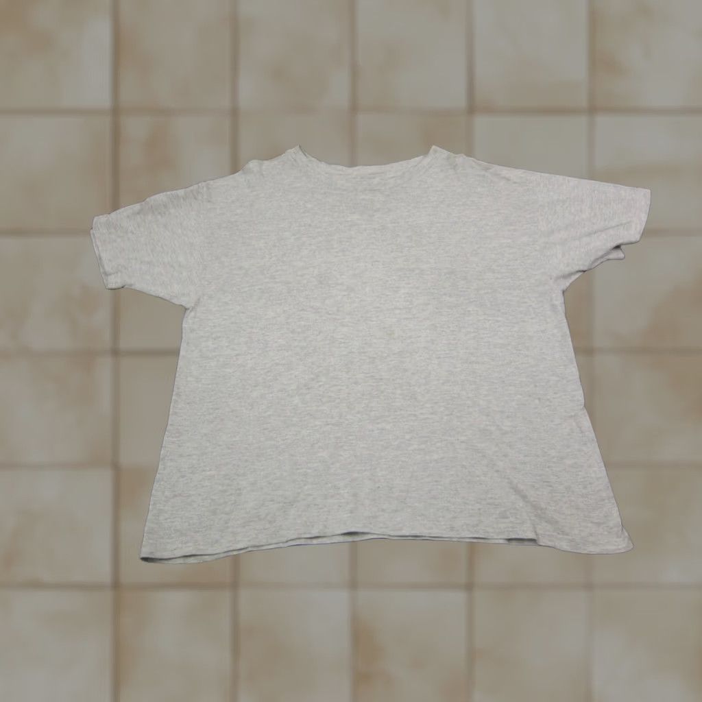 Hanes VINTAGE Hanes Shirt Womens L Gray Made in USA Baggy Fit Ladies Shirt Size L / US 10 / IT 46 - 1 Thumbnail