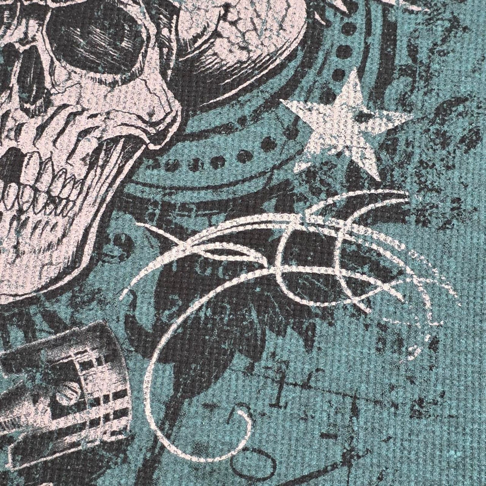 Faded Glory Cyber Y2K 00s Style Thermal Shirt Grunge XL Size US XL / EU 56 / 4 - 4 Thumbnail