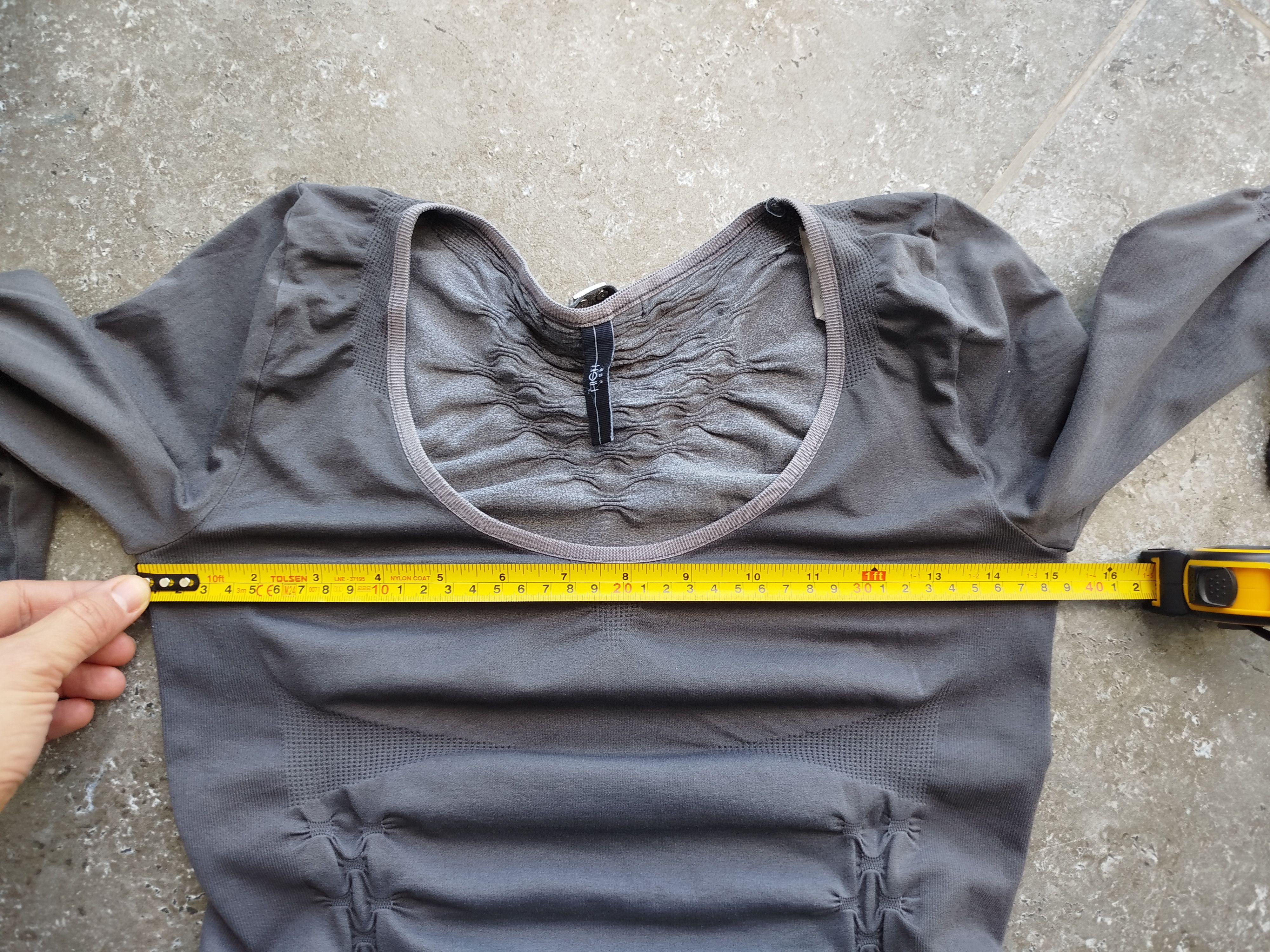 Marithe + Francois Girbaud High Use Claire Campbell Top Stretch Jersey Gray Size M / US 6-8 / IT 42-44 - 12 Thumbnail