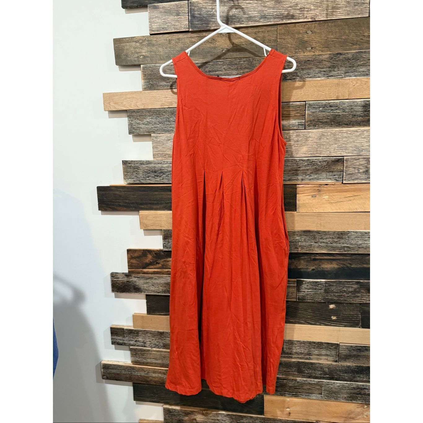 Guru Gudrun Sjoden tank burn orange dress pockets size Large Size L / US 10 / IT 46 - 2 Thumbnail